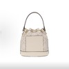 TORY BURCH 汤丽柏琦 T Monogram 压花抽绳开合可拆卸肩带 提花拼皮革饰边 水桶包手提斜挎单肩包 女款 杏仁白 商品缩略图3