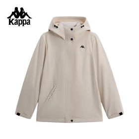 Kappa 羽绒服女2025新款冬季户外三合一防风两件套外套K0F82YY50