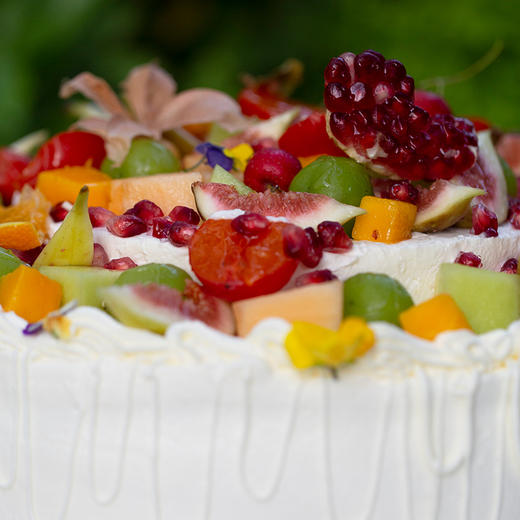 「卓卓高」TableCake｜「十全十美」蜜瓜抹茶味圆桌糕｜何来天生无暇，皆是用心圆满！ 商品图4