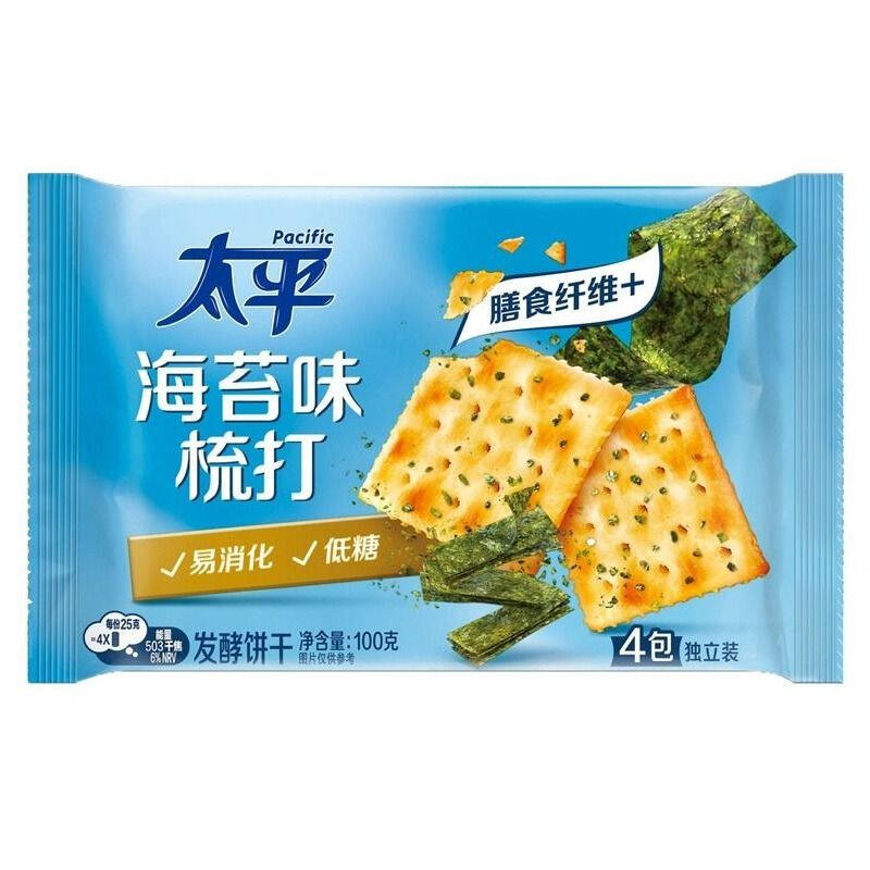 太平梳打饼干100g 海苔味