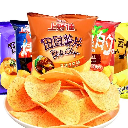 上好佳田园薯片40g 红烧牛肉味 商品图0