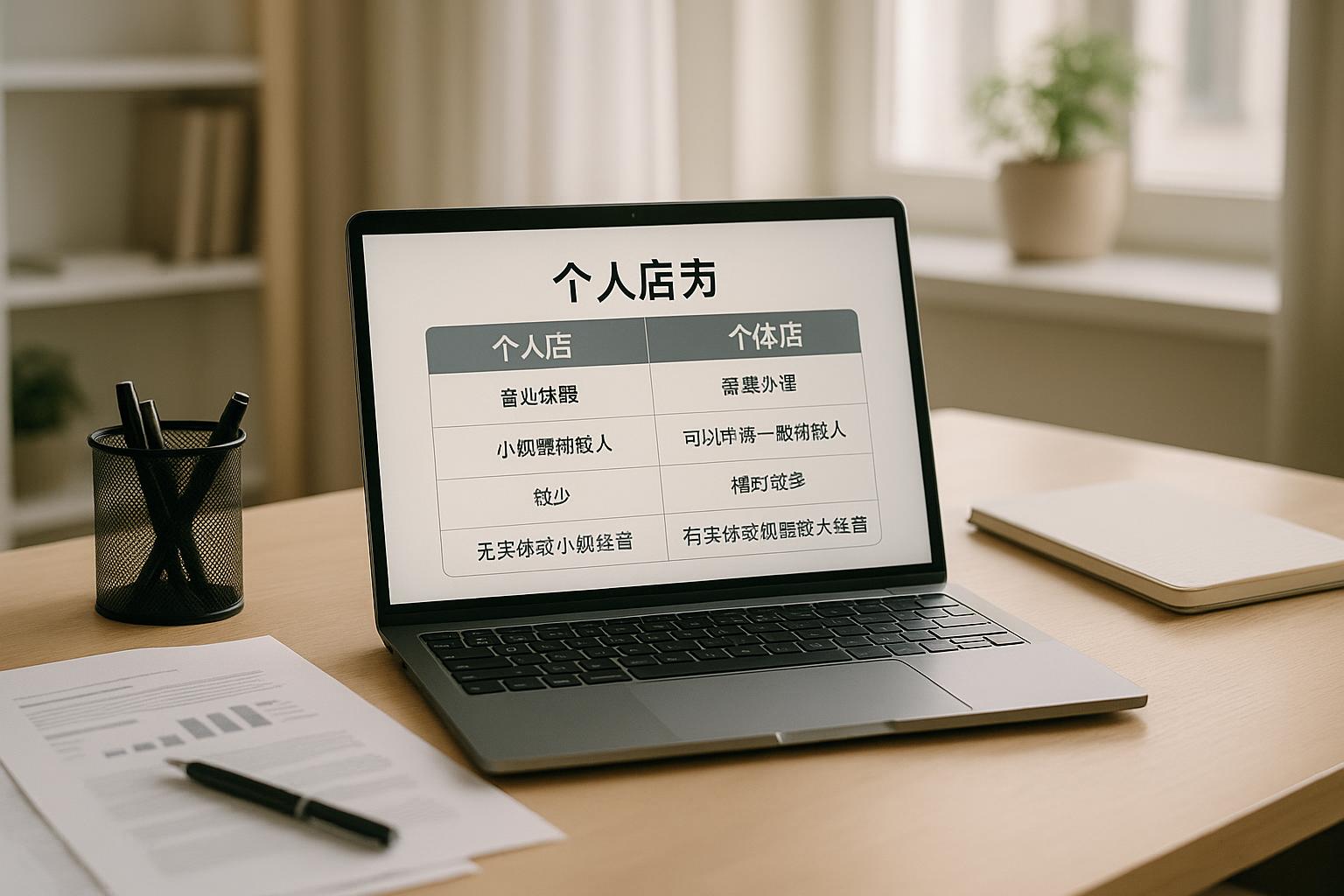 小紅書個(gè)人店和個(gè)體店區(qū)別？注冊(cè)選擇攻略