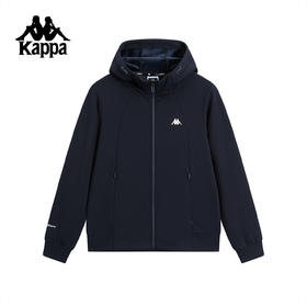 Kappa 运动外套女2025新款冬季加绒保暖针织开身帽衫潮K0F82MK46