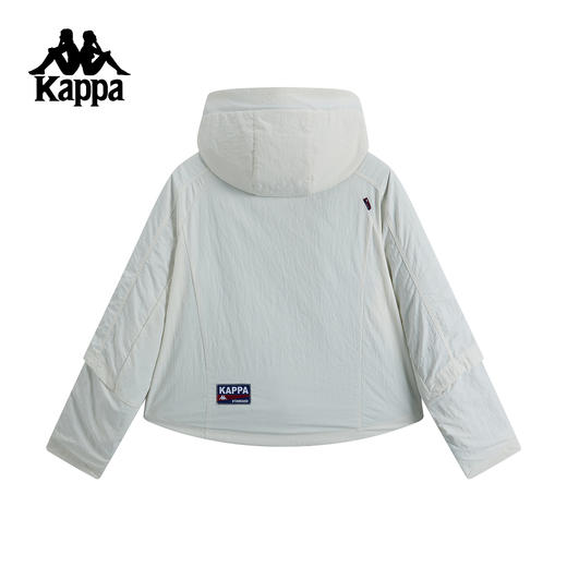 Kappa 2025秋冬新品保暖棉服女内外两穿简约连帽外套KPDJDMM19 商品图1
