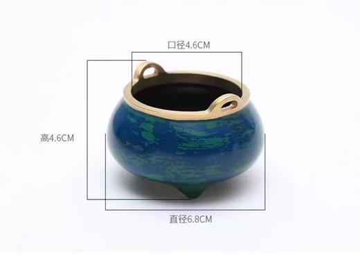 大漆苹果手握小香炉 商品图1