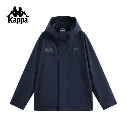 Kappa 运动外套男2025新款连帽休闲防风防泼水上衣女潮K0F72FJ41 商品图0