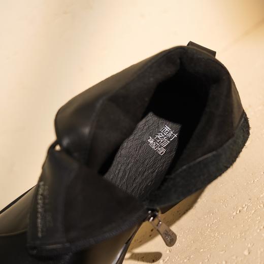 西村名物2025年冬季新款软皮软底舒适百搭时尚切尔西靴T25DS49471 商品图10