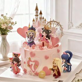 叶罗丽- 翻糖装饰奶油蛋糕