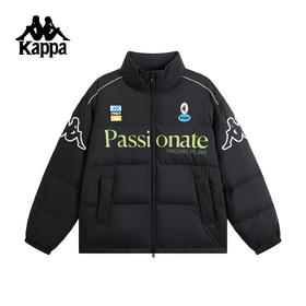 Kappa 运动羽绒服男2025新款冬季保暖立领外套上衣女潮KPCJDYY80