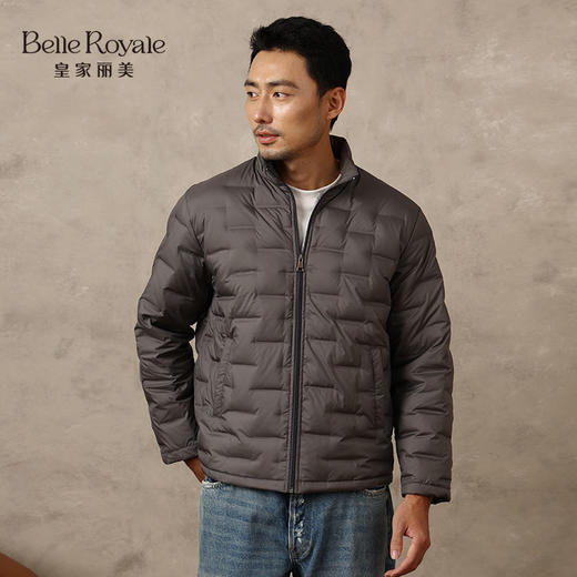 皇家丽美 情侣90绒轻暖羽绒服 立领防风零压保暖BNN82523&BNM82524 商品图7