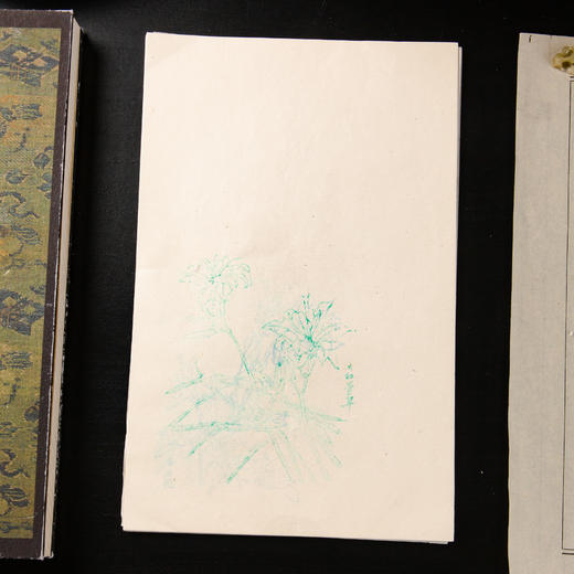 80-90年代中国安徽歙县文房四宝公司制木版水印《百花笺》（一包50张） 商品图3