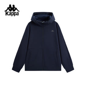 Kappa 运动外套男2025新款秋季连帽休闲针织开身帽衫女K0F72MK42