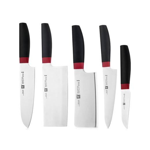 【一件包邮】ZW-K308  ZWILLING Now S系列刀具6件套(红黑)马氏体不锈钢甘肃/青海/内蒙古/新疆/西藏/宁夏/海南/港澳台不发货 商品图1