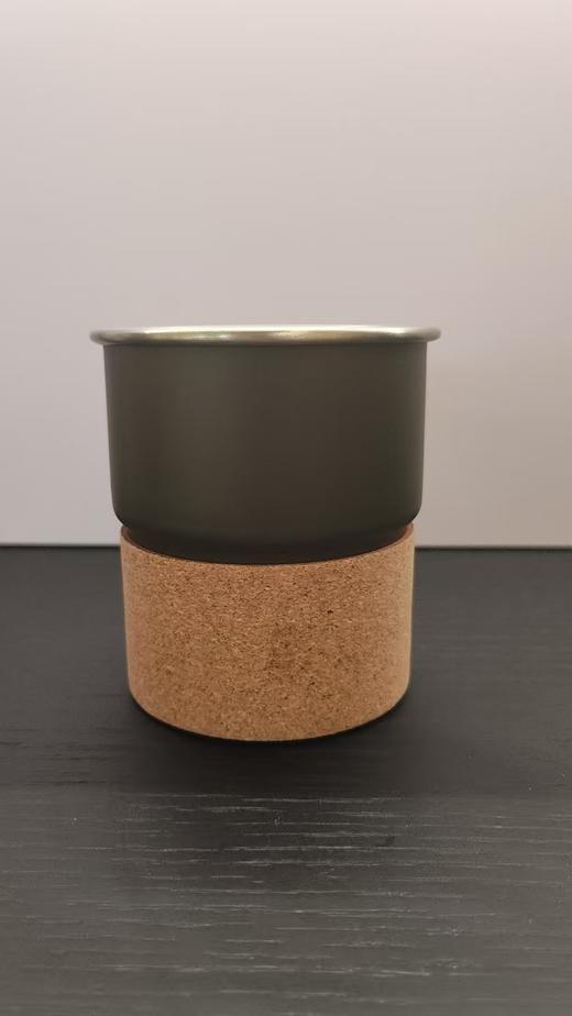 木纹PU皮革防烫水杯 商品图0