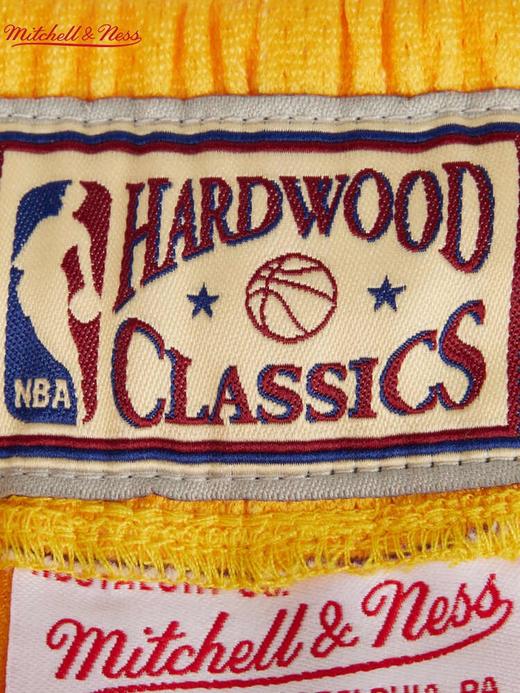 Mitchell&ness 洛杉矶湖人黄色JUSTDON联名球裤 商品图2