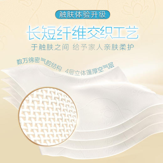 清风牌厚柔系列面巾纸4层 10-24包（提） 商品图3