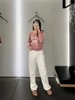 凯旋门链条牛仔裤  女款白色高腰宽松休闲直筒长裤高腰设计版型 商品缩略图4