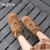 预售|Safiya/索菲娅2025丑萌游牧风系带大头百搭休闲复古厚底马丁靴SFD4116420 商品缩略图5