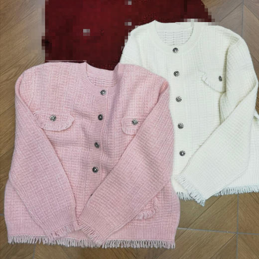 【预售7天】良木礼山羊绒小香开衫（Q2593302） 商品图0