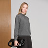 EITIE爱特爱小立领套头长袖经典百搭烫钻设计冬季新款针织衫8401114 商品缩略图2