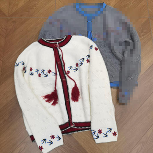 【预售7天】良木礼山羊绒绣花开衫（Q2593305） 商品图2