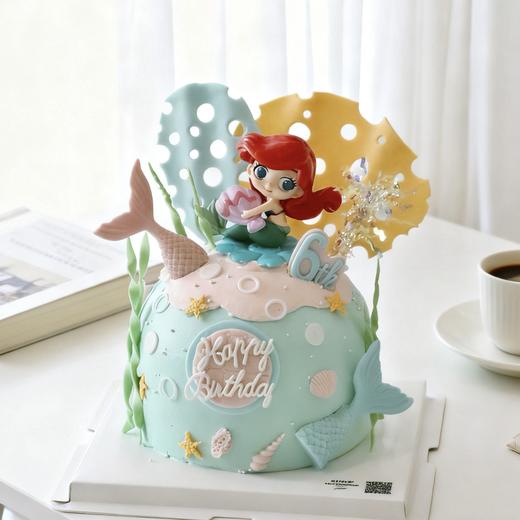 美人鱼 球形- 奶油蛋糕 商品图0