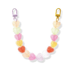 北京仓｜CRYSTAL HAZE-Jelly Heart-多彩爱心 包链［挪威设计师］