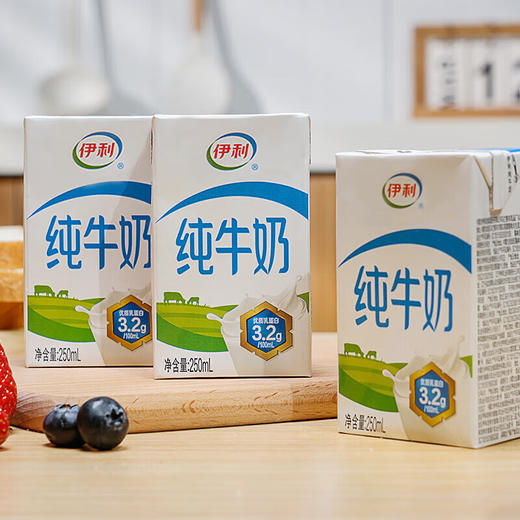 DH 伊利纯牛奶整箱250ml*16盒 商品图1