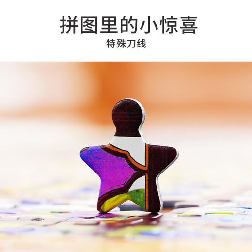 TOi图益-潮玩拼图浮光跃金系列-琉璃花窗-1000片-分包款 商品图6