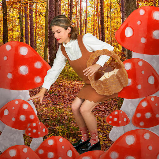 北京仓｜CouCou Suzette-Mushroom-红伞小蘑菇 mini 小发抓［法国设计师］ 商品图5