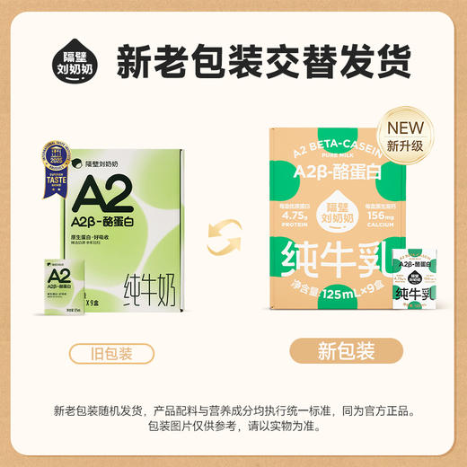 分销【超人树洞】双11 隔壁刘奶奶A2β酪蛋白mini奶 125ml*9盒装 多箱规格可选 亲和肚肚好吸收 乳糖不耐受福音款必选 商品图5