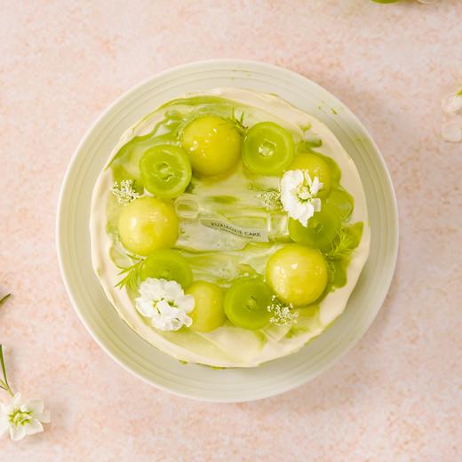 【青提蜜瓜蛋糕】阳光玫瑰青提+玫珑蜜瓜+伯牙绝弦茉莉雪芽奶油+表面少许抹茶奶油 商品图4