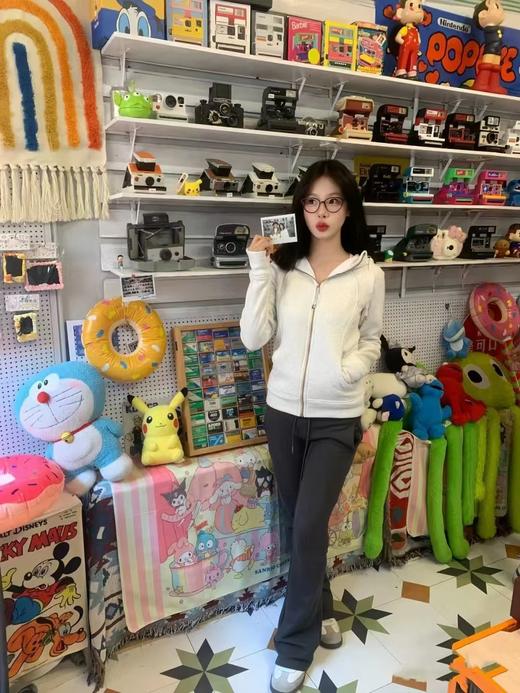 LL家Scuba 女士五色加绒拉链连帽衫丨LW4CGVS 商品图3