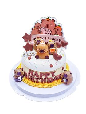 新品“卡皮巴拉蛋糕”提前8小时预定