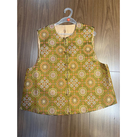 【不退不换】【预售7天】良木礼桑蚕丝国风马甲（Q2593320） 商品图1