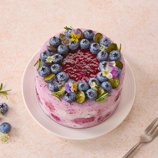 【蓝莓芝味】酸奶芝士奶油搭配怡颗莓蓝莓～酸酸甜甜花青素爆炸的一只糕 商品图3