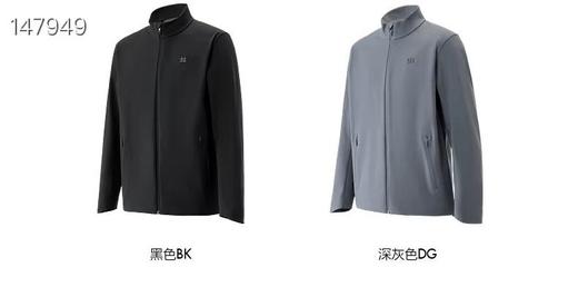 KL小树家男TECHSHELL 3L立领软壳夹克防泼水防风透湿外套 商品图2