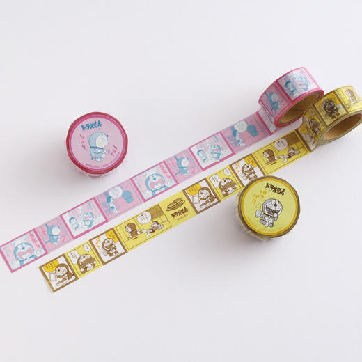 日本哆啦A梦新品！便签本贴纸夹子笔记本和纸胶带合辑 商品图0