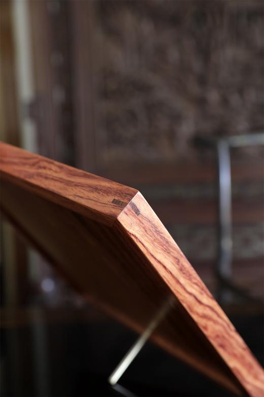 迎客天下°非洲酸枝镶血檀台屏 商品图8