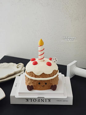 粗蜡烛人蛋糕（提早5小时预订）