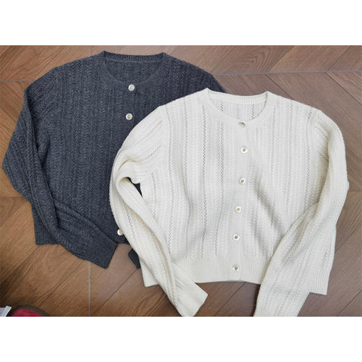 【预售7天】良木礼山羊绒开衫（Q2593456） 商品图0