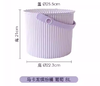 马卡龙炫彩桶 B 葡萄紫色 8L 商品缩略图0