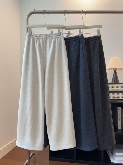 兔毛绒感椰奶绒绒裤  秋冬万能穿搭阔腿裤 商品图5