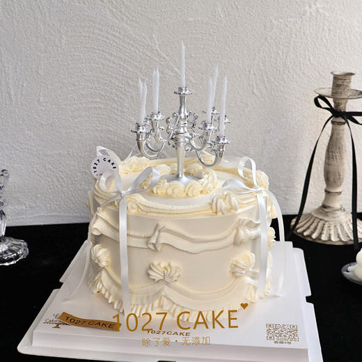 1027CAKE | 烛台蛋糕  复古裱花 商品图1
