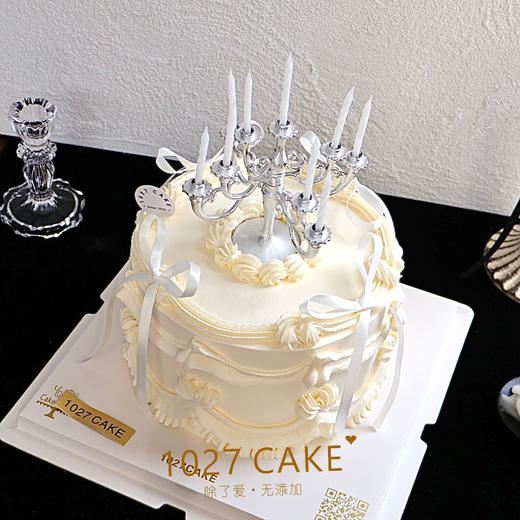 1027CAKE | 烛台蛋糕  复古裱花 商品图2