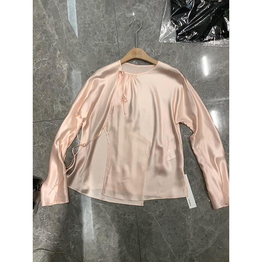 【预售7天】良木礼桑蚕丝斜襟上衣（Q2593323） 商品图0
