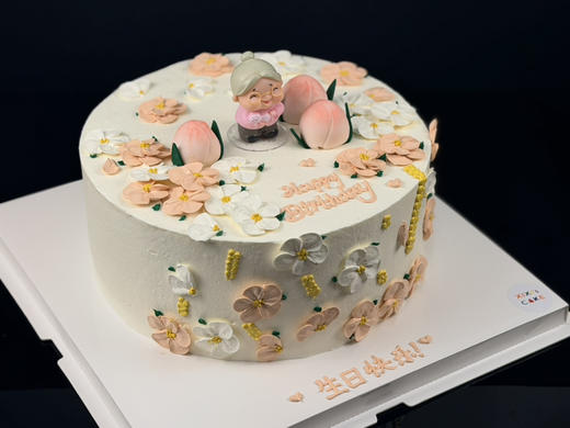 粉色系祝寿蛋糕 商品图5