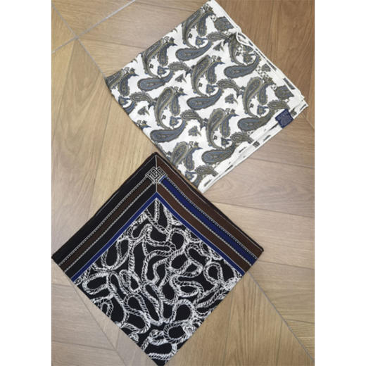 【不退不换】【预售7天】良木礼丝毛方巾（Q2593886） 商品图0