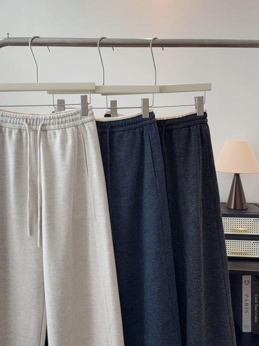 兔毛绒感椰奶绒绒裤  秋冬万能穿搭阔腿裤 商品图2