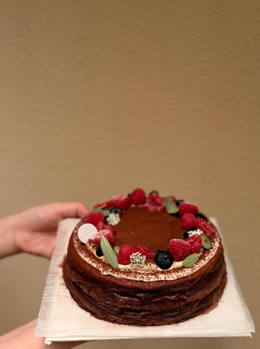 8寸黑巧千层（提前2-3天预订）